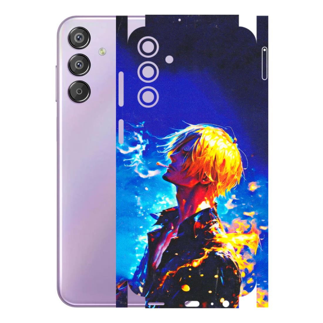 Samsung M/F/Note/Flip and C Phone Skins (All Models) - Sanji Vinsmoke One Piece - 3D Embossed Finish (L-319) Samsung Galaxy F15 (5G)