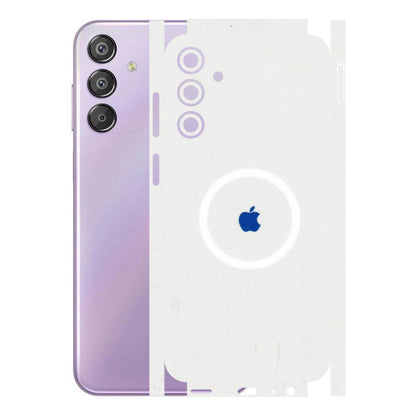 Samsung M/F/Note/Flip and C Phone Skins (All Models) - iPhone Magsafe Logo - 3D Embossed Finish (L-320) Samsung Galaxy F15 (5G)