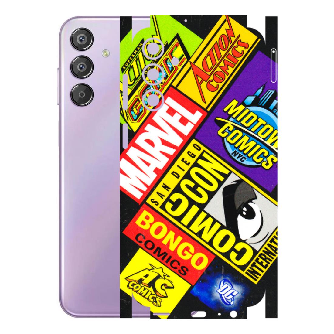 Samsung M/F/Note/Flip and C Phone Skins (All Models) - Bongo Comic Con - 3D Embossed Finish (L-325) Samsung Galaxy F15 (5G)
