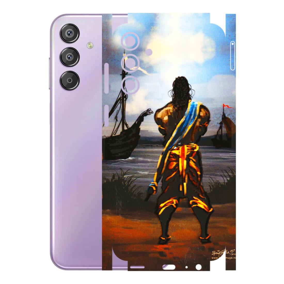 Samsung M/F/Note/Flip and C Phone Skins (All Models) - Heavenly God Figure - 3D Embossed Finish (L-34) Samsung Galaxy F15 (5G)