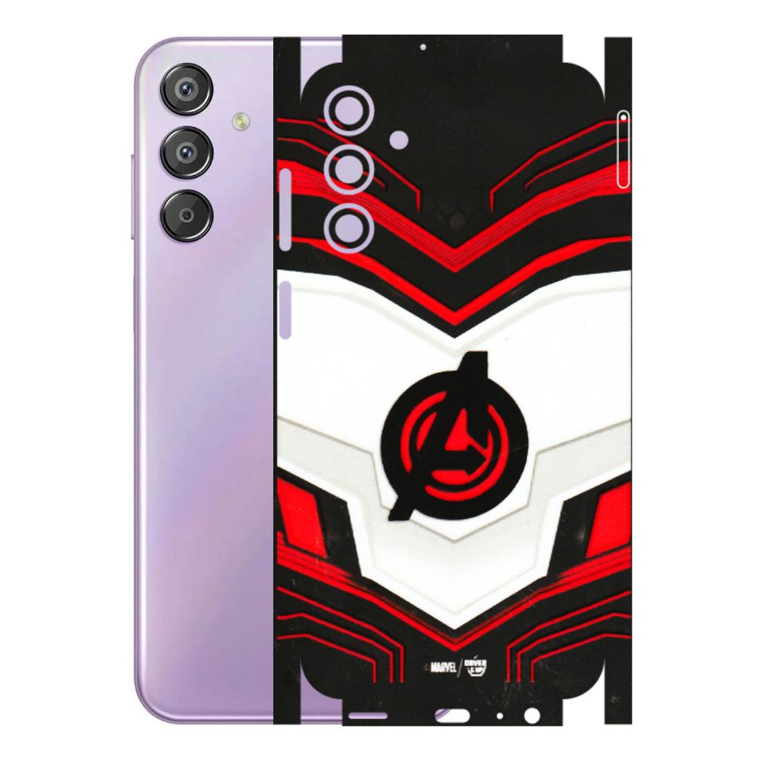 Samsung M/F/Note/Flip and C Phone Skins (All Models) - Avengers Logo - 3D Embossed Finish (L-55) Samsung Galaxy F15 (5G)