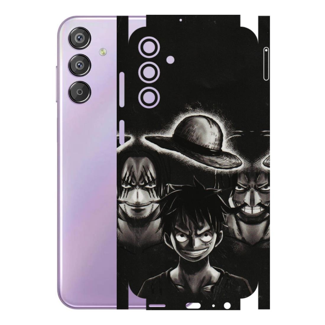 Samsung M/F/Note/Flip and C Phone Skins (All Models) - Black Luffy Hat - 3D Embossed Finish (L-57) Samsung Galaxy F15 (5G)