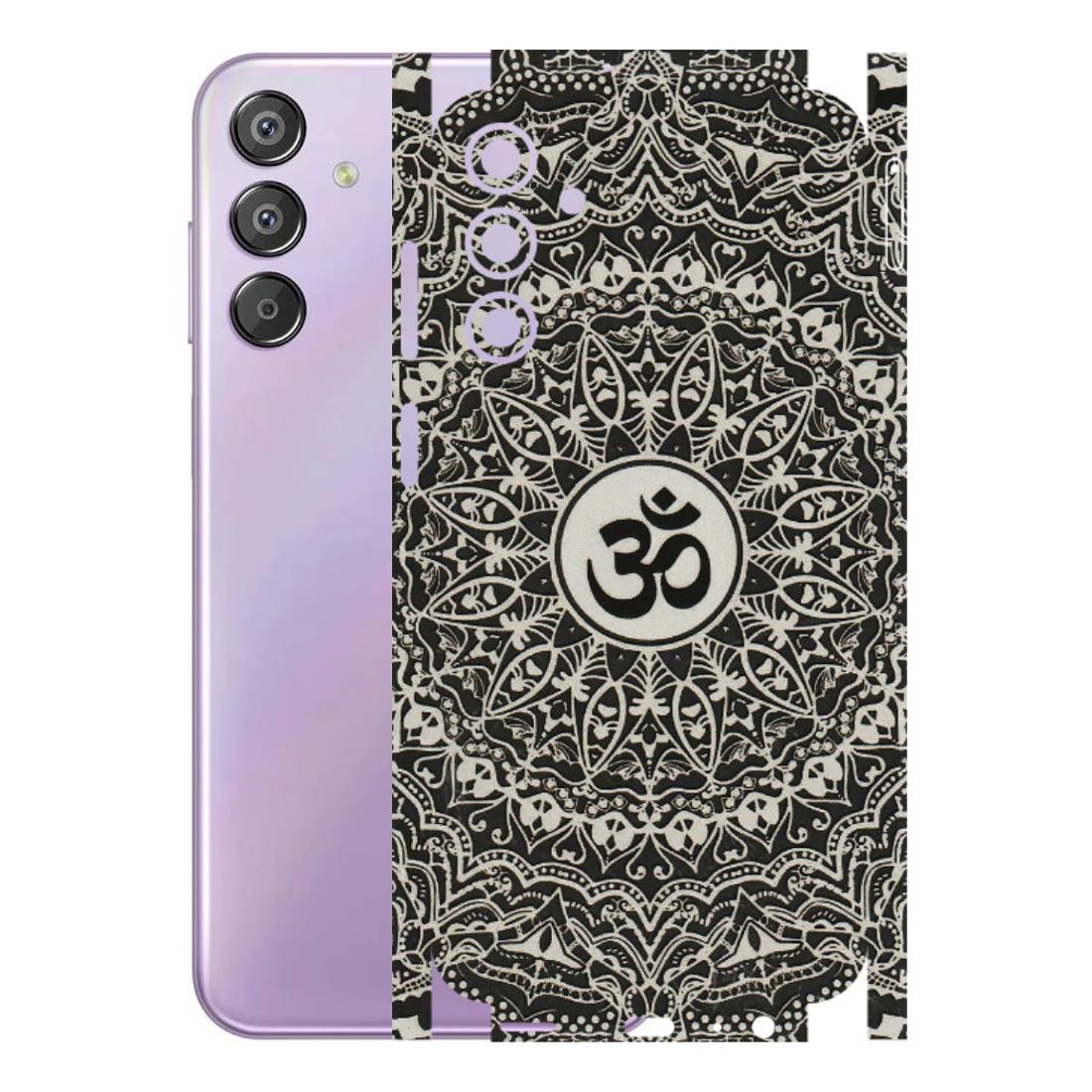 Samsung M/F/Note/Flip and C Phone Skins (All Models) - Aum Elegant Mandala - 3D Embossed Finish (L-62) Samsung Galaxy F15 (5G)