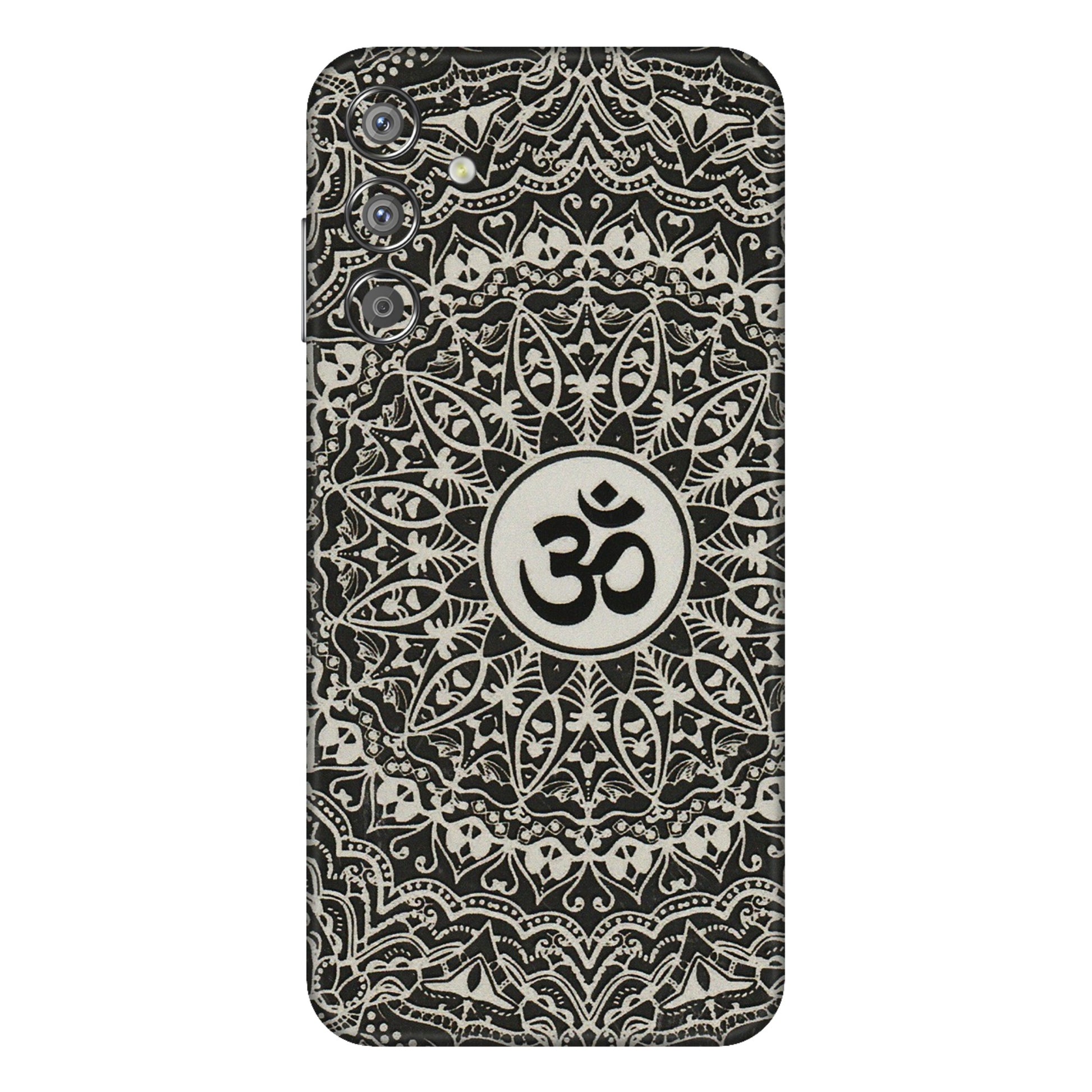 Samsung M/F/Note/Flip and C Phone Skins (All Models) - Aum Elegant Mandala - 3D Embossed Finish (L-62) Samsung Galaxy F15 (5G)