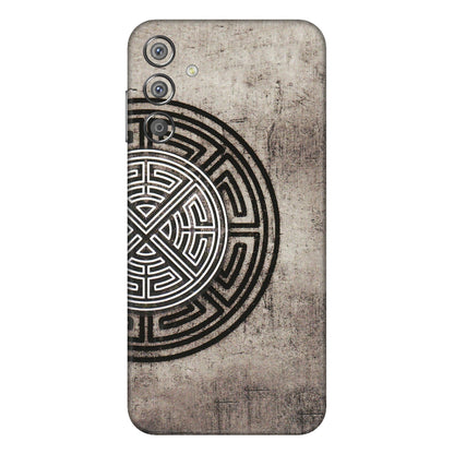 Samsung M/F/Note/Flip and C Phone Skins (All Models) - Mysterious Circular Design - 3D Embossed Finish (L-63) Samsung Galaxy F15 (5G)