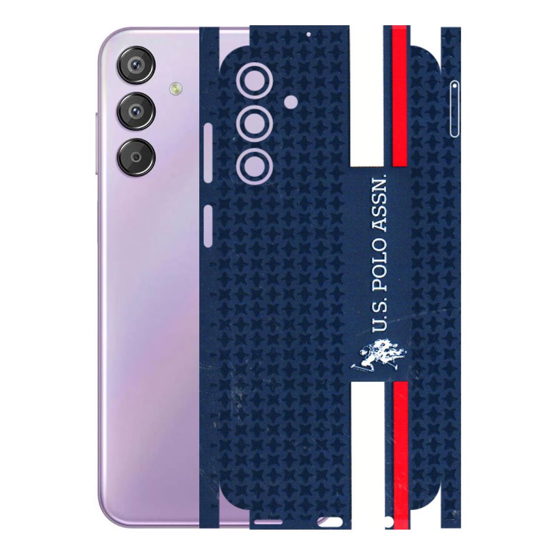 Samsung M/F/Note/Flip and C Phone Skins (All Models) - US POLO Designer Brand - 3D Embossed Finish (L-65) Samsung Galaxy F15 (5G)