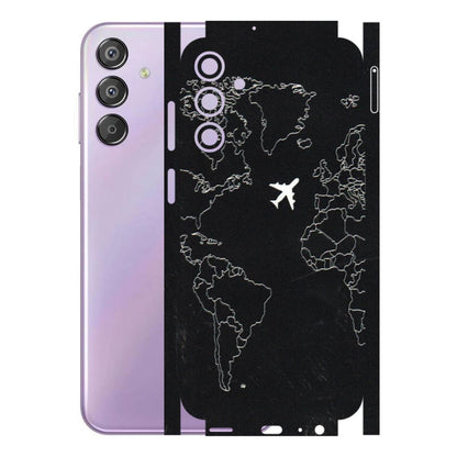 Samsung M/F/Note/Flip and C Phone Skins (All Models) - Never Ending Travel - 3D Embossed Finish (L-79) Samsung Galaxy F15 (5G)