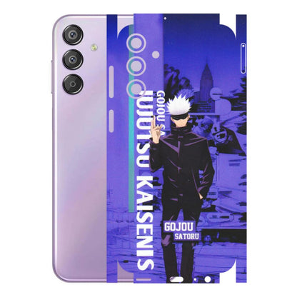 Samsung M/F/Note/Flip and C Phone Skins (All Models) - Jujutsu Kaisen Gojo - Matte Finish (M-05) Samsung Galaxy F15 (5G)