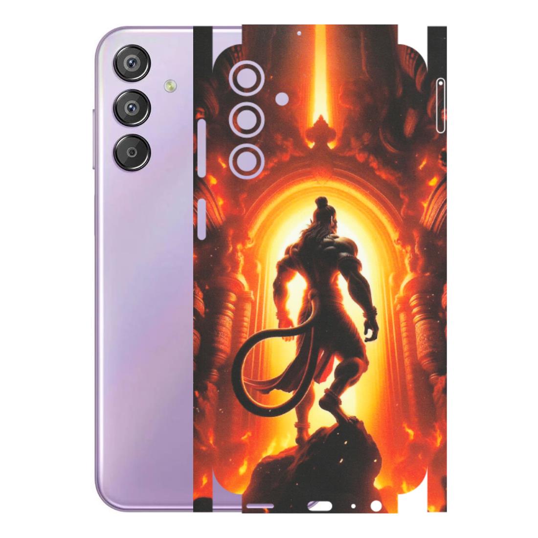 Samsung M/F/Note/Flip and C Phone Skins (All Models) - HanumanJi - Matte Finish (M-06) Samsung Galaxy F15 (5G)