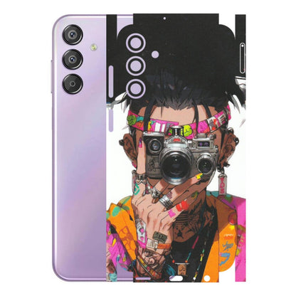 Samsung M/F/Note/Flip and C Phone Skins (All Models) - Camera Lover Girl - Matte Finish (M-09) Samsung Galaxy F15 (5G)