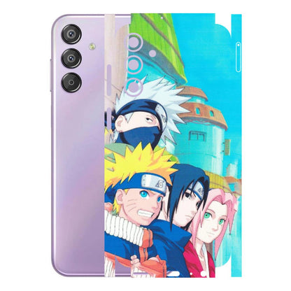 Samsung M/F/Note/Flip and C Phone Skins (All Models) - Team Minato And Kakashi - Matte Finish (M-101) Samsung Galaxy F15 (5G)