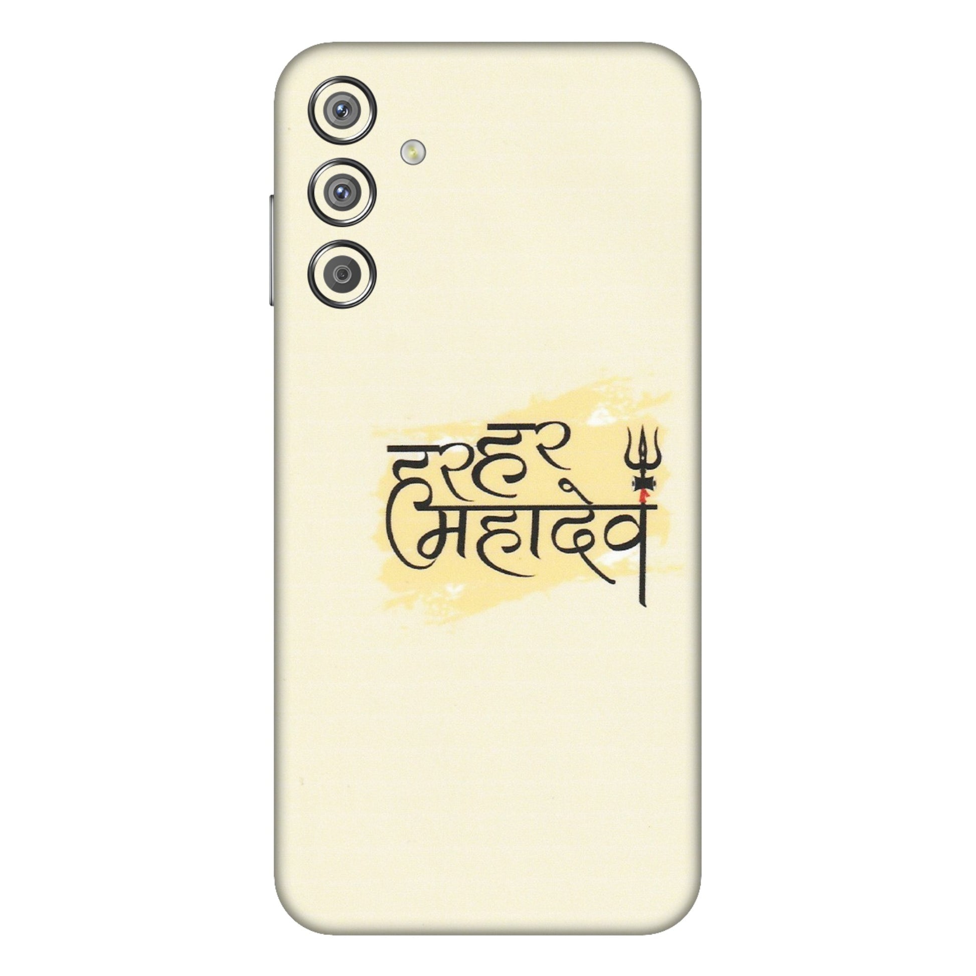 Samsung M/F/Note/Flip and C Phone Skins (All Models) - Har Har Mahadev - Matte Finish (M-10) Samsung Galaxy F15 (5G)