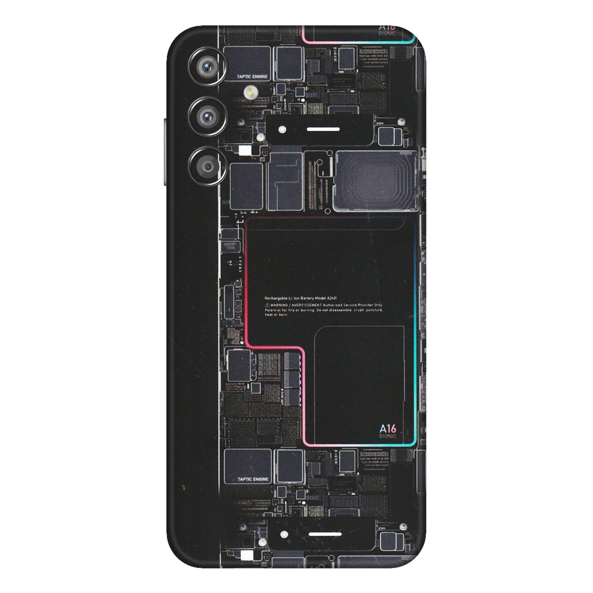 Samsung M/F/Note/Flip and C Phone Skins (All Models) - Motherboard Circuit Layout - Matte Finish (M-117) Samsung Galaxy F15 (5G)