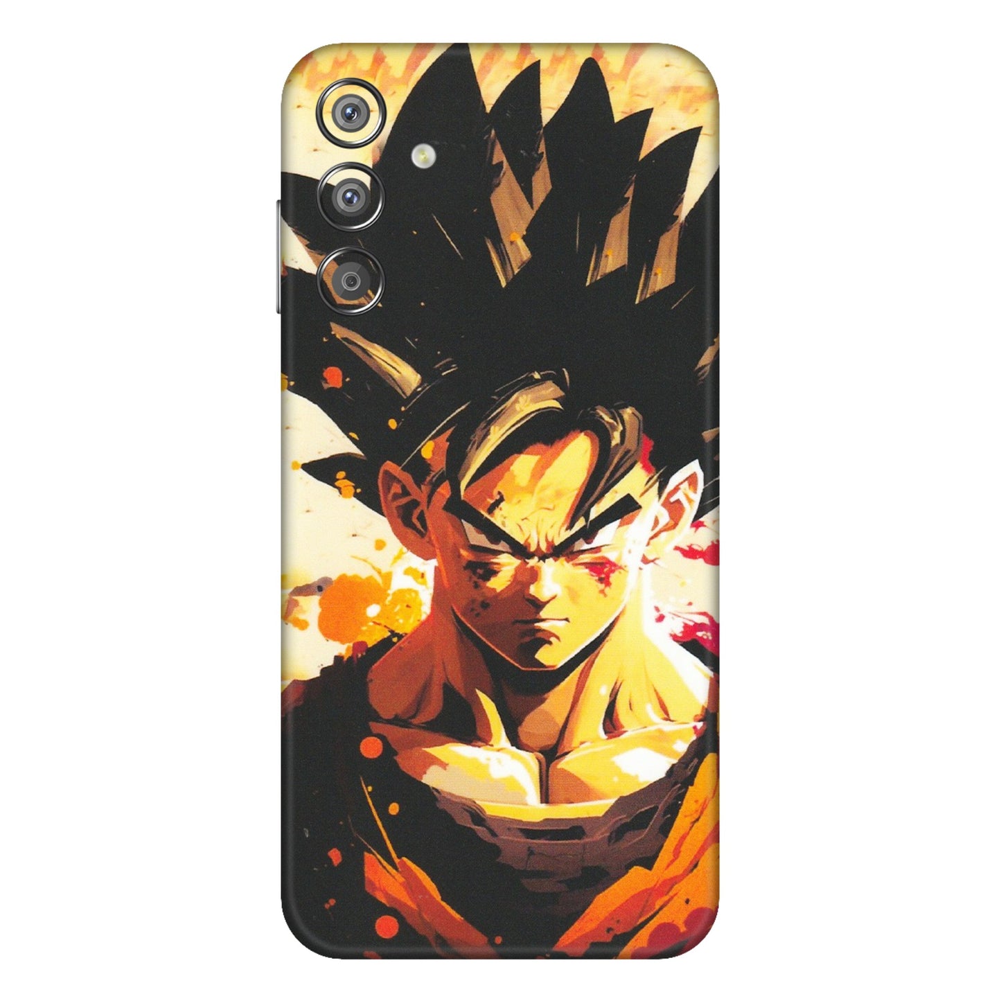 Samsung M/F/Note/Flip and C Phone Skins (All Models) - Angry Goku - Matte Finish (M-12) Samsung Galaxy F15 (5G)