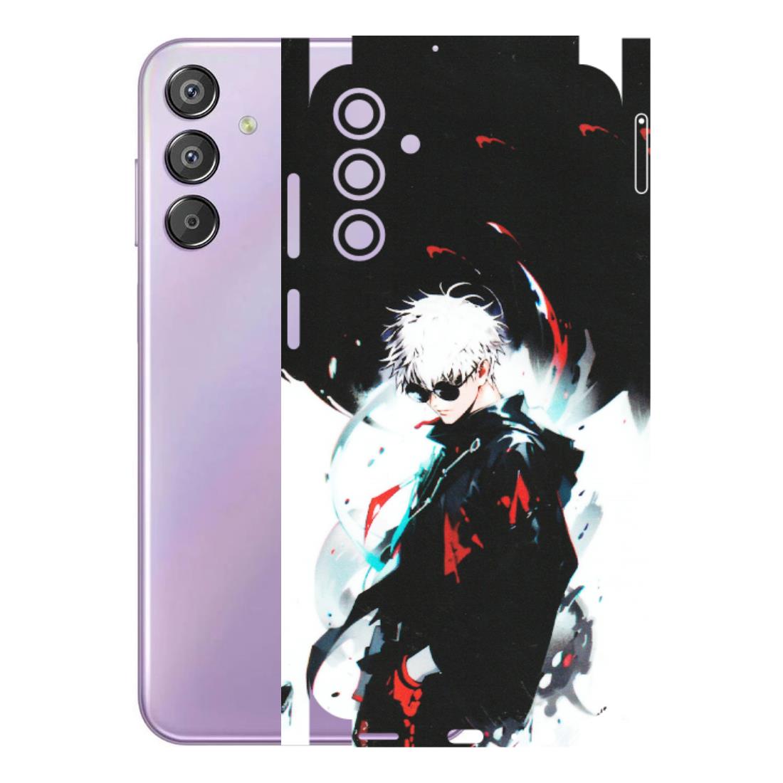 Samsung M/F/Note/Flip and C Phone Skins (All Models) - Gojo Powerful Charater Kaisen Anime - Matte Finish (M-144) Samsung Galaxy F15 (5G)