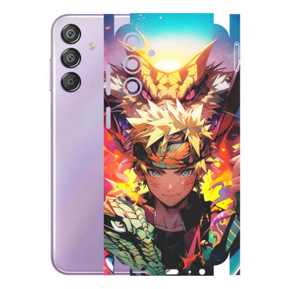 Samsung M/F/Note/Flip and C Phone Skins (All Models) - Angry Naruto Anime - Matte Finish (M-148) Samsung Galaxy F15 (5G)