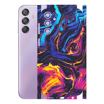 Samsung M/F/Note/Flip and C Phone Skins (All Models) - Abstract Paint Classy - Matte Finish (M-15) Samsung Galaxy F15 (5G)