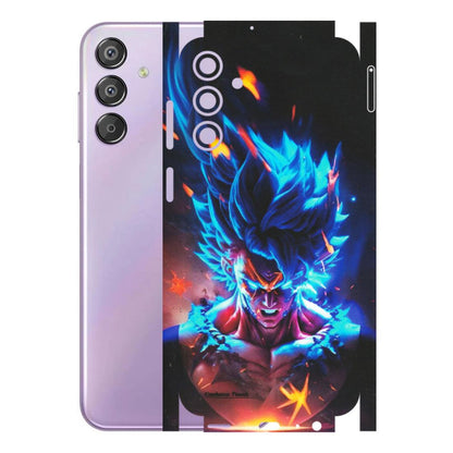 Samsung M/F/Note/Flip and C Phone Skins (All Models) - Angry Goku Dragon Ball Anime - Matte Finish (M-150) Samsung Galaxy F15 (5G)