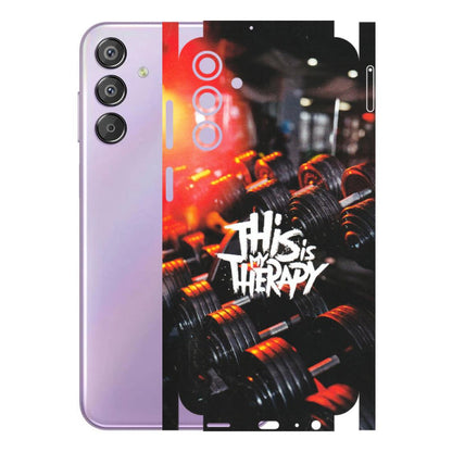 Samsung M/F/Note/Flip and C Phone Skins (All Models) - GYM Lover Therapy - Matte Finish (M-160) Samsung Galaxy F15 (5G)