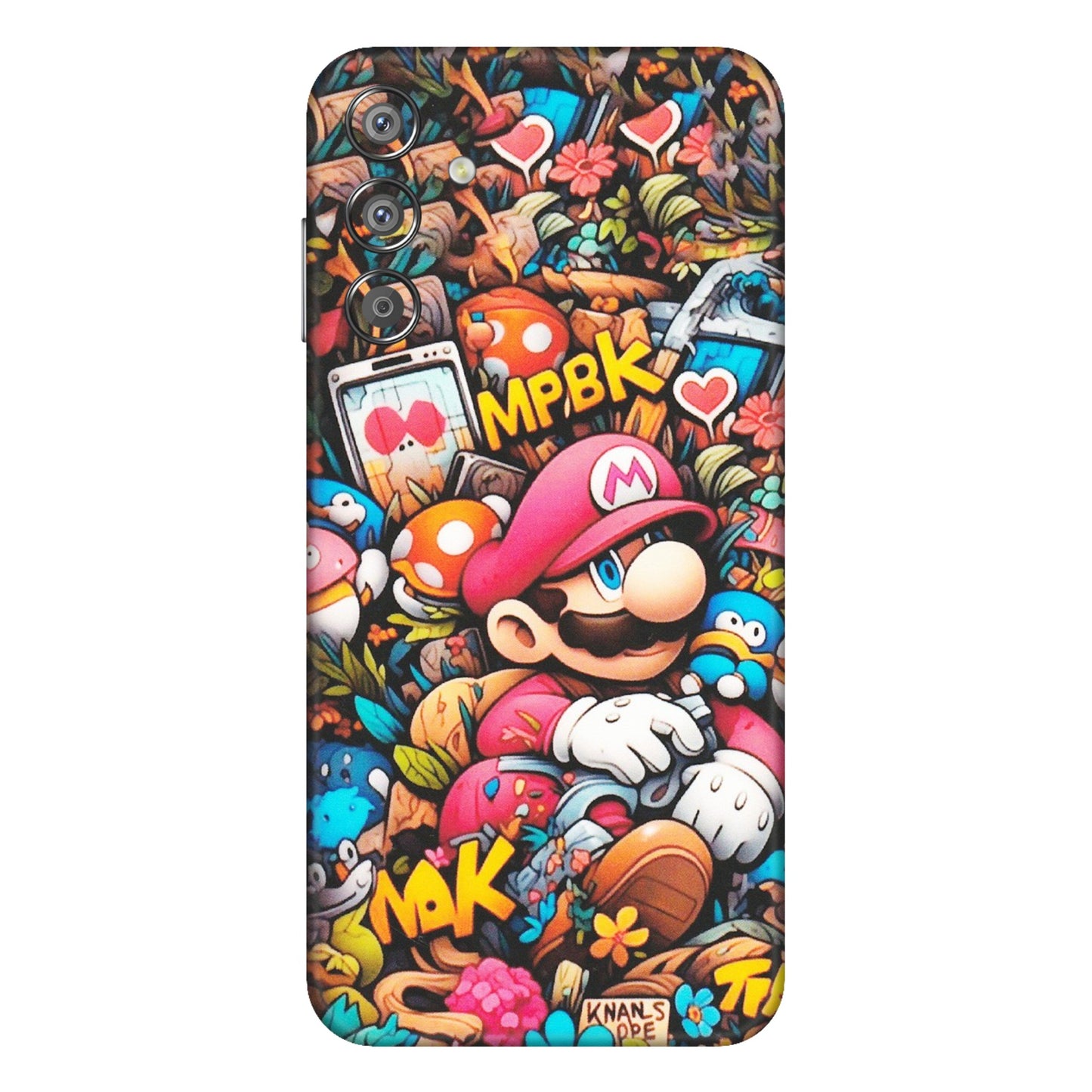 Samsung M/F/Note/Flip and C Phone Skins (All Models) - Super Mario Bros Artistic - Matte Finish (M-173) Samsung Galaxy F15 (5G)