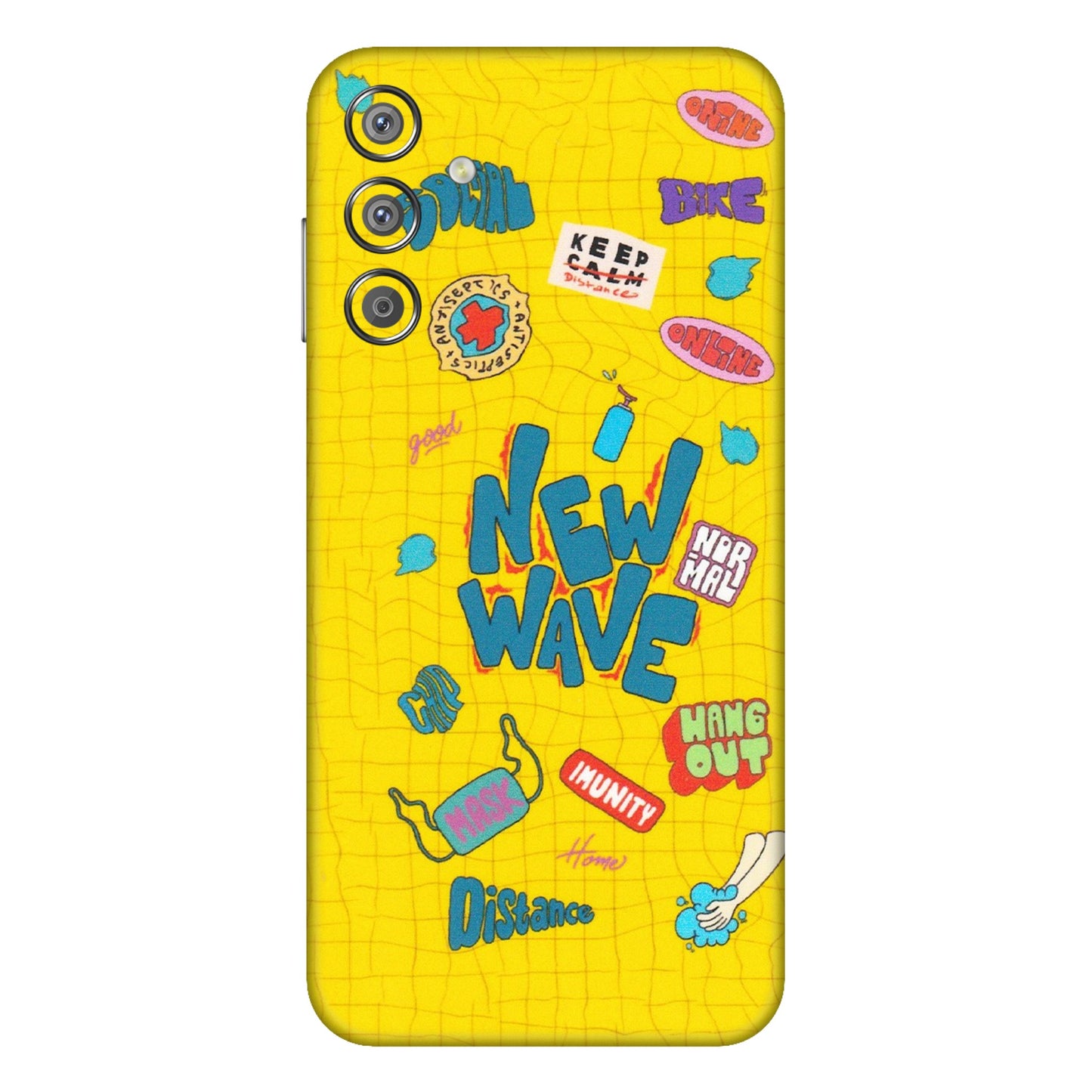 Samsung M/F/Note/Flip and C Phone Skins (All Models) - New Wave Life - Matte Finish (M-17) Samsung Galaxy F15 (5G)