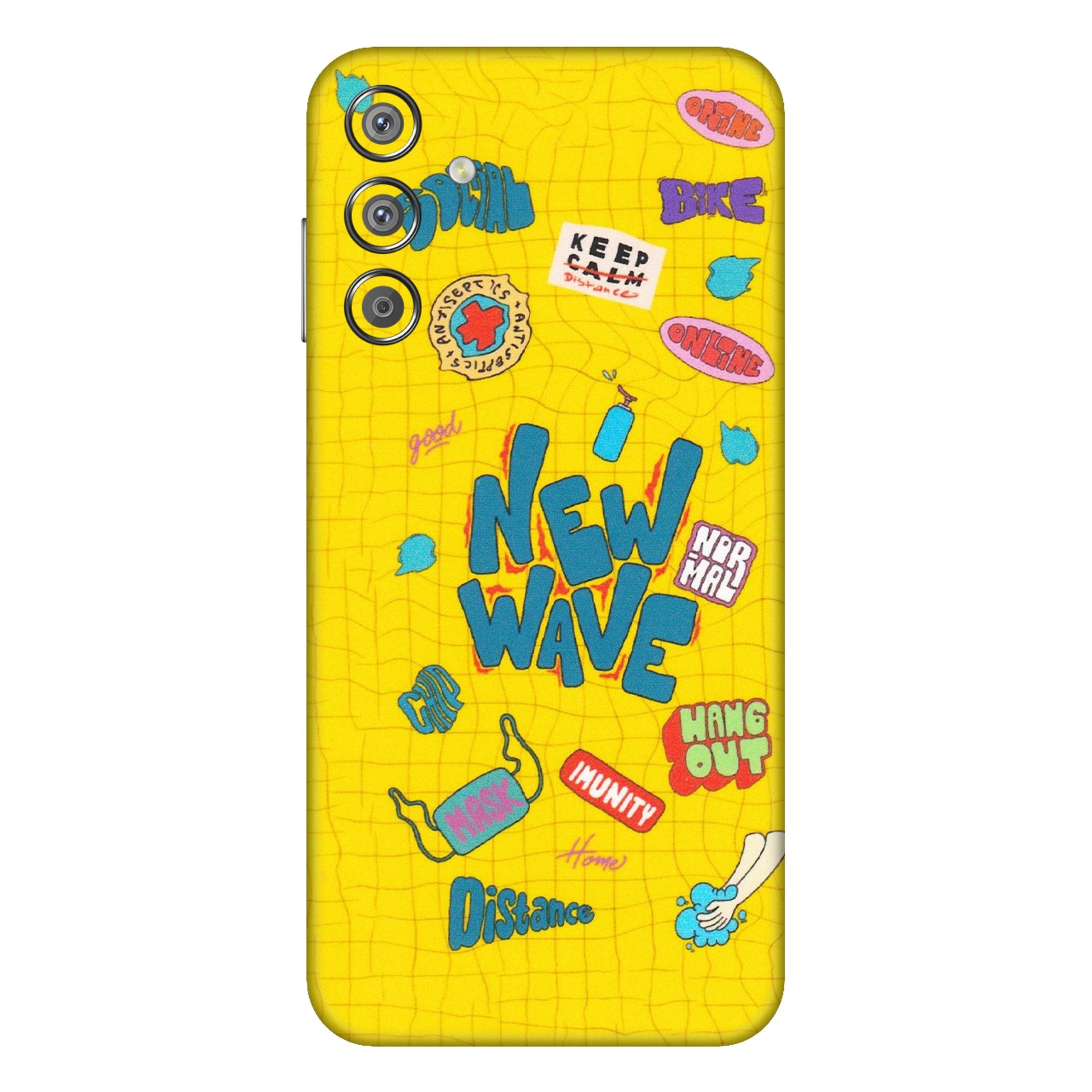 Samsung M/F/Note/Flip and C Phone Skins (All Models) - New Wave Life - Matte Finish (M-17) Samsung Galaxy F15 (5G)