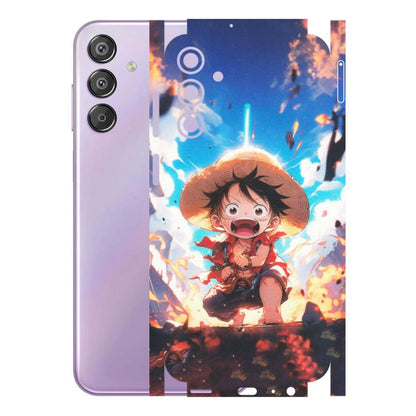 Samsung M/F/Note/Flip and C Phone Skins (All Models) - Toon One Piece Cute Character - Matte Finish (M-35) Samsung Galaxy F15 (5G)