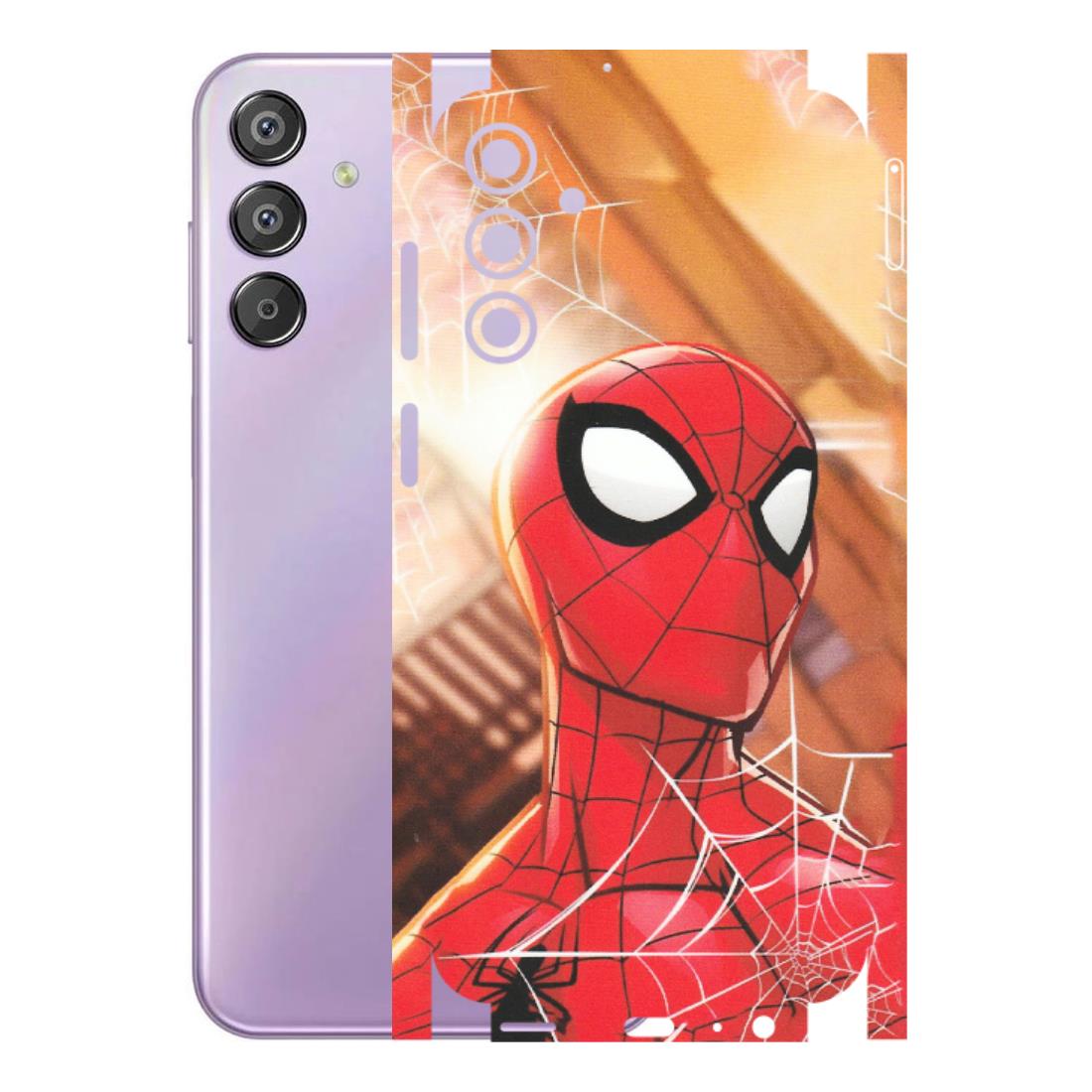 Samsung M/F/Note/Flip and C Phone Skins (All Models) - Spiderman Face New - Matte Finish (M-41) Samsung Galaxy F15 (5G)