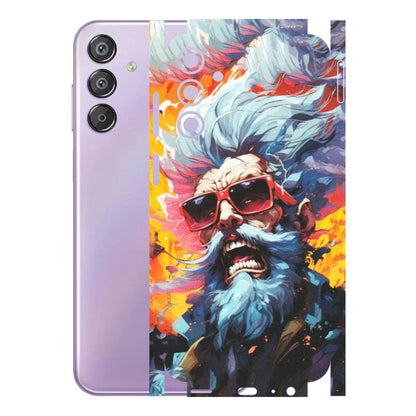 Samsung M/F/Note/Flip and C Phone Skins (All Models) - Daddy Cool Character - Matte Finish (M-43) Samsung Galaxy F15 (5G)