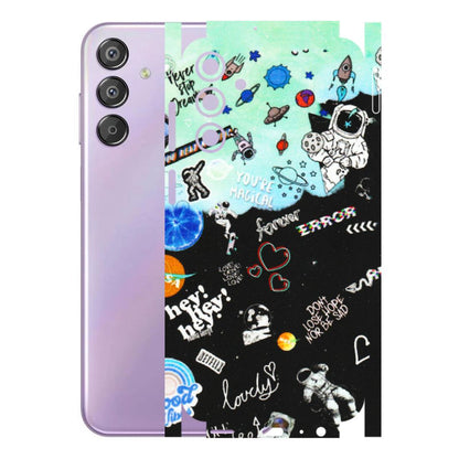 Samsung M/F/Note/Flip and C Phone Skins (All Models) - Living In A Space Dream - Matte Finish (M-46) Samsung Galaxy F15 (5G)