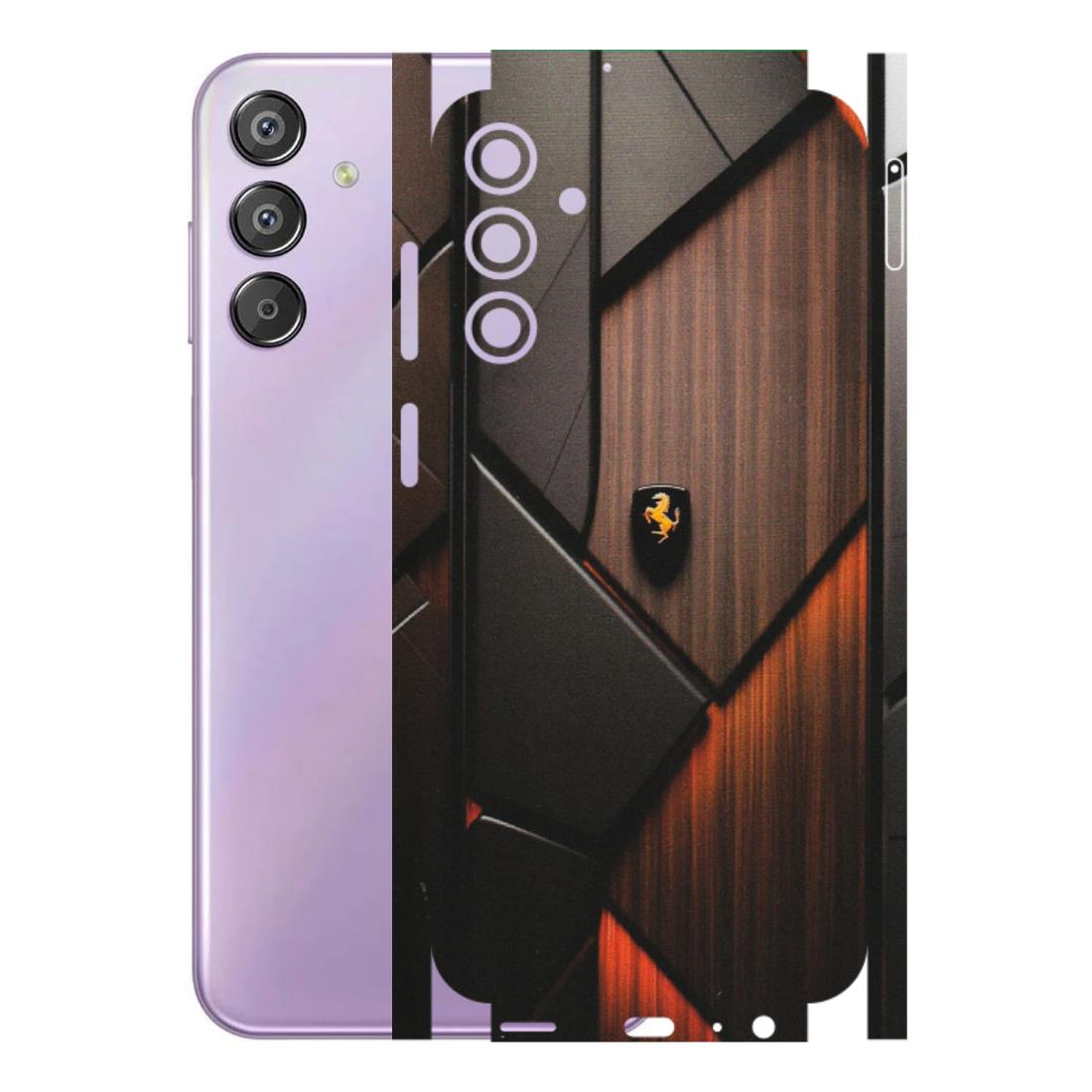 Samsung M/F/Note/Flip and C Phone Skins (All Models) - Lambo Beauty Wood Pattern Sober - Matte Finish (M-51) Samsung Galaxy F15 (5G)