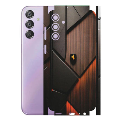 Samsung M/F/Note/Flip and C Phone Skins (All Models) - Lambo Beauty Wood Pattern Sober - Matte Finish (M-51) Samsung Galaxy F15 (5G)