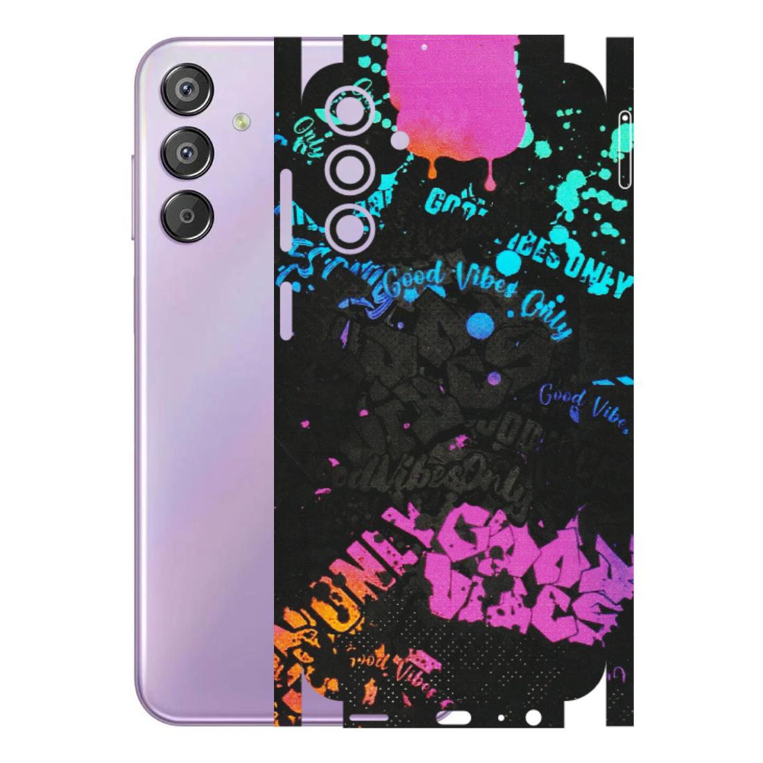 Samsung M/F/Note/Flip and C Phone Skins (All Models) - Majestic Black Vibes - Matte Finish (M-62) Samsung Galaxy F15 (5G)