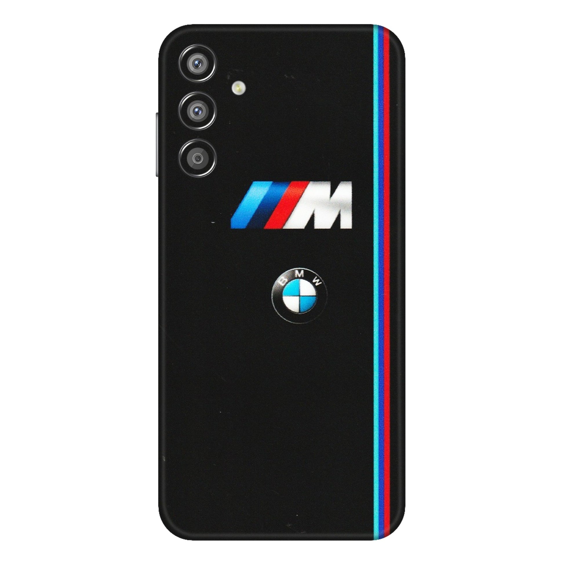 Samsung M/F/Note/Flip and C Phone Skins (All Models) - Styling With Black BMW - Matte Finish (M-74) Samsung Galaxy F15 (5G)