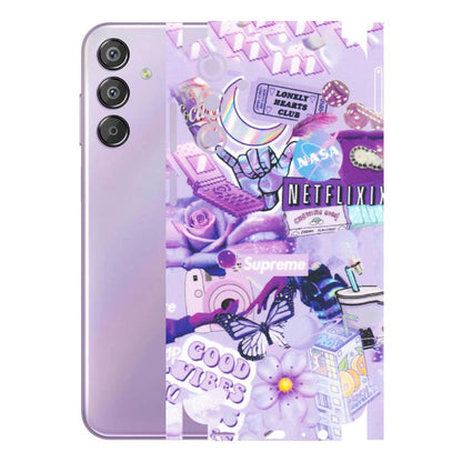 Samsung M/F/Note/Flip and C Phone Skins (All Models) - Supreme Purple Magic - Matte Finish (M-88) Samsung Galaxy F15 (5G)