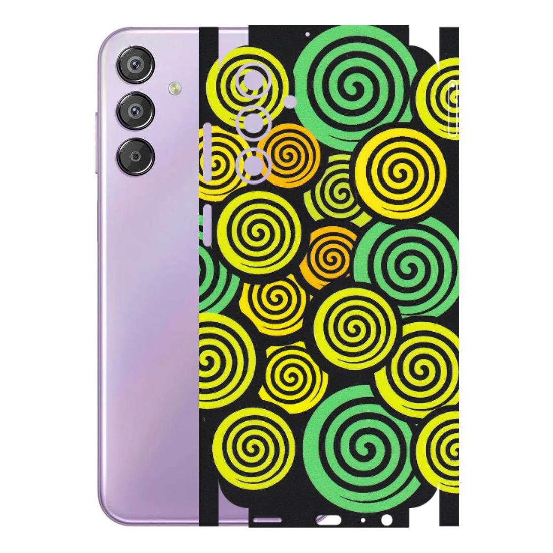 Samsung M/F/Note/Flip and C Phone Skins (All Models) - Crazy Spiral - Matte Finish (M-91) Samsung Galaxy F15 (5G)