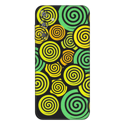 Samsung M/F/Note/Flip and C Phone Skins (All Models) - Crazy Spiral - Matte Finish (M-91) Samsung Galaxy F15 (5G)