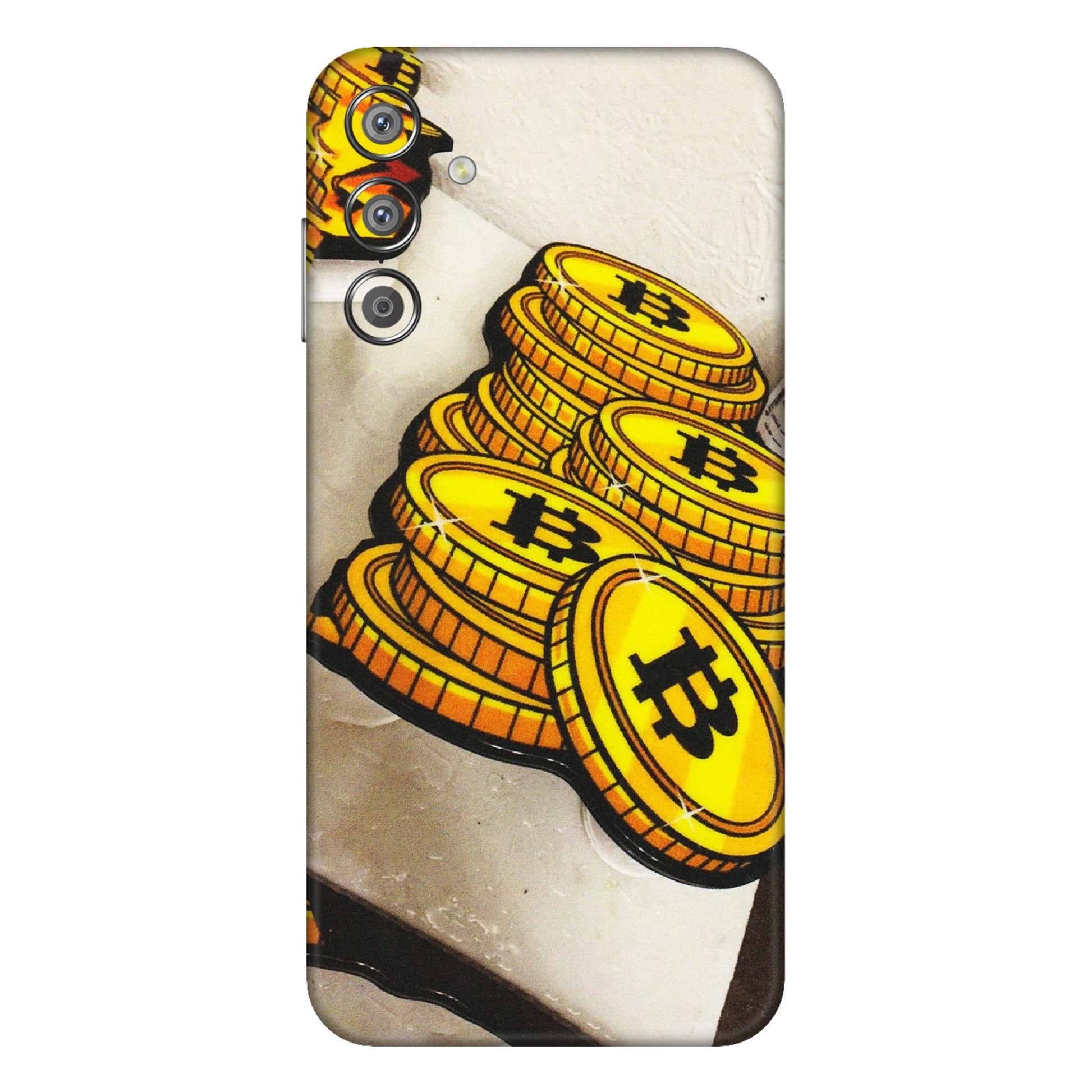 Samsung M/F/Note/Flip and C Phone Skins (All Models) - Billionaire Bitcoin Collection - Matte Finish (M-92) Samsung Galaxy F15 (5G)