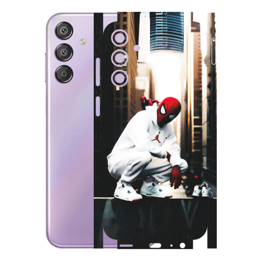 Samsung M/F/Note/Flip and C Phone Skins (All Models) - Sportsman Spider Man - Matte Finish (M-94) Samsung Galaxy F15 (5G)