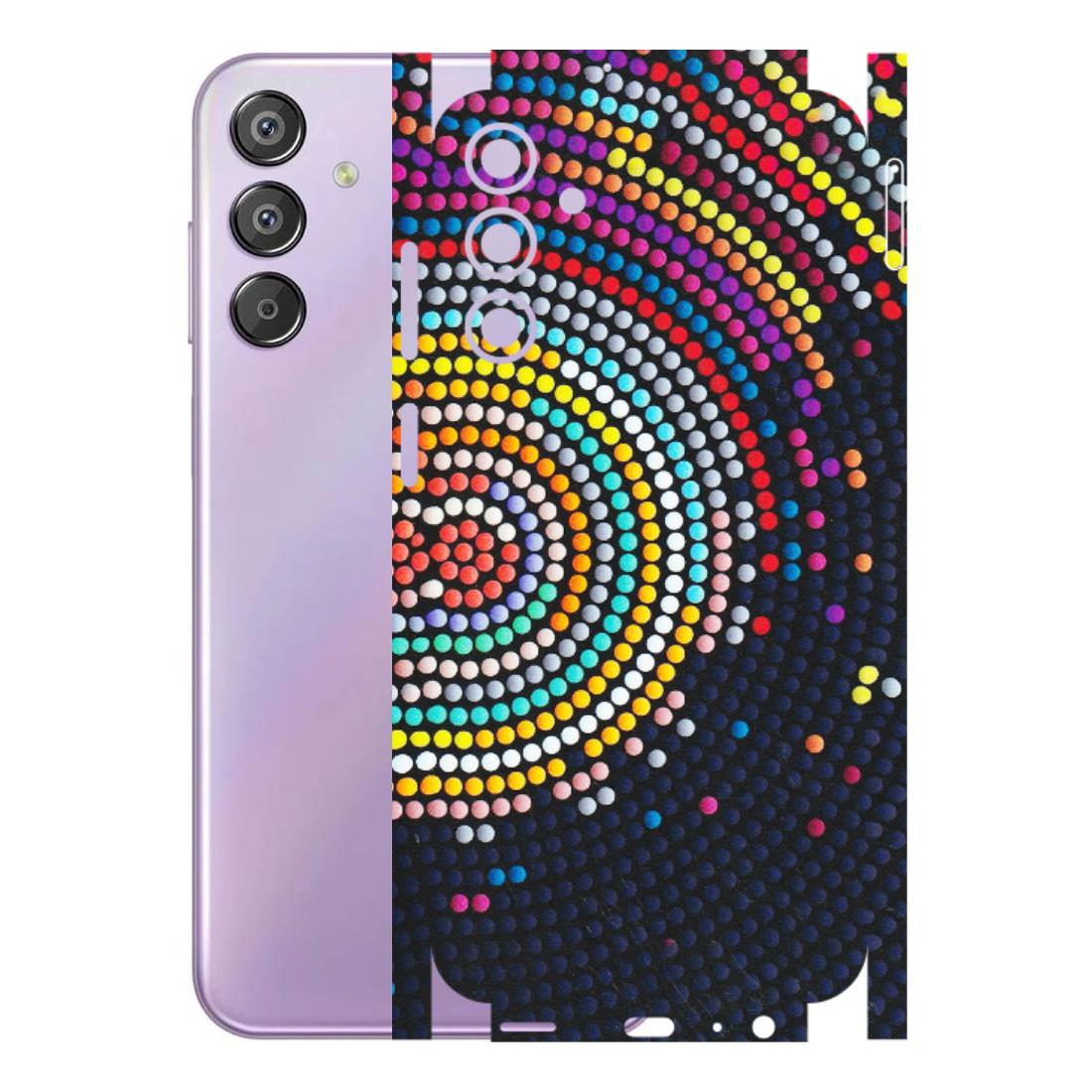 Samsung M/F/Note/Flip and C Phone Skins (All Models) - Rainbow Dot Mandala - Matte Finish (M-97) Samsung Galaxy F15 (5G)