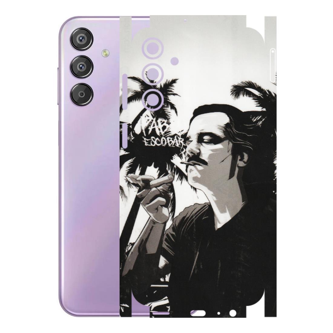 Samsung M/F/Note/Flip and C Phone Skins (All Models) - Pab Escobar - Transparent Finish (T-05) Samsung Galaxy F15 (5G)