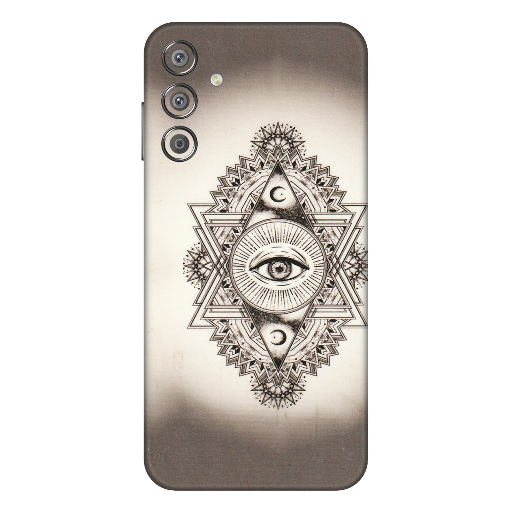 Samsung M/F/Note/Flip and C Phone Skins (All Models) - Illuminati Great Eye - Transparent Finish (T-14) Samsung Galaxy F15 (5G)