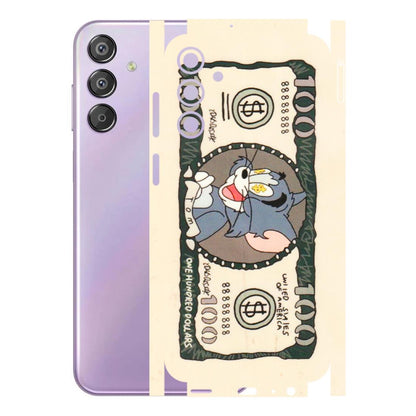 Samsung M/F/Note/Flip and C Phone Skins (All Models) - One Hundred Dollar Tom - Transparent Finish (T-16) Samsung Galaxy F15 (5G)