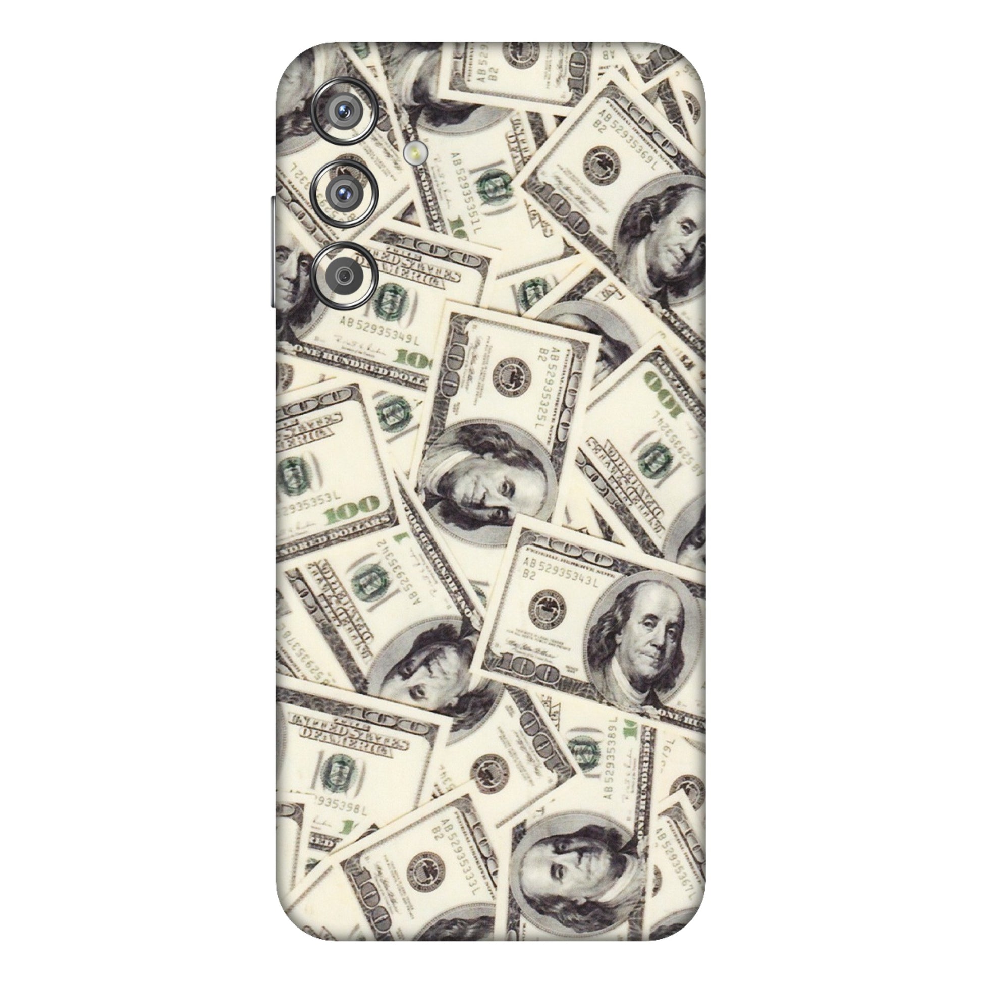 Samsung M/F/Note/Flip and C Phone Skins (All Models) - Dollar Lover - Transparent Finish (T-17) Samsung Galaxy F15 (5G)