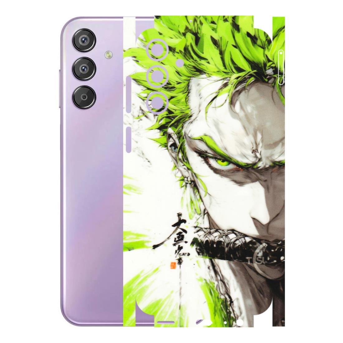Samsung M/F/Note/Flip and C Phone Skins (All Models) - Roro Taku Anime - Transparent Finish (T-18) Samsung Galaxy F15 (5G)