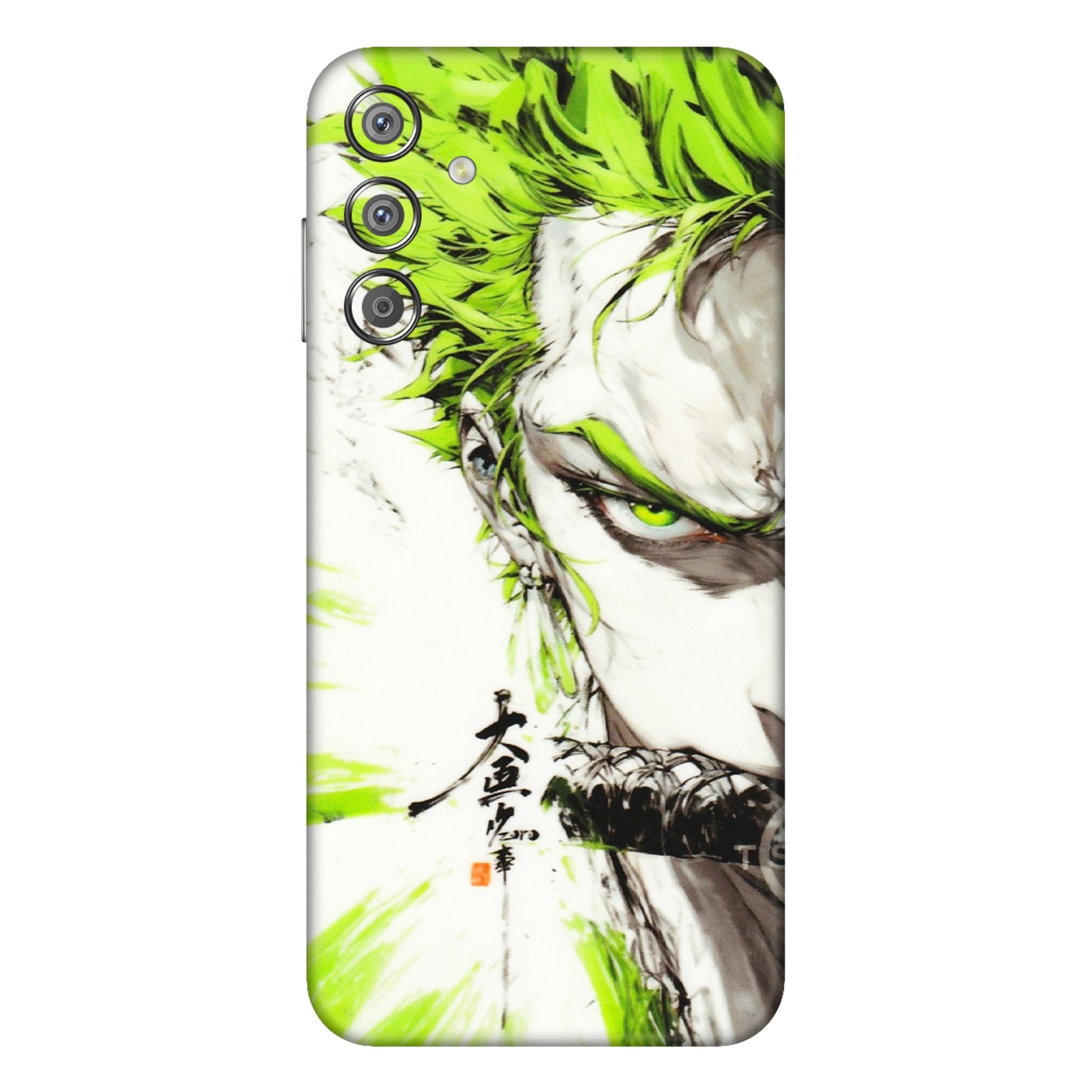 Samsung M/F/Note/Flip and C Phone Skins (All Models) - Roro Taku Anime - Transparent Finish (T-18) Samsung Galaxy F15 (5G)