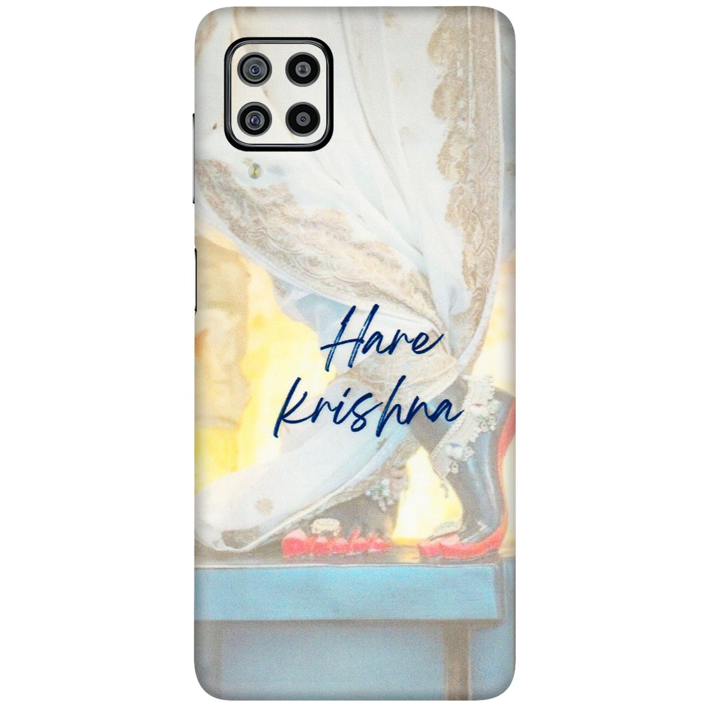 Samsung M/F/Note/Flip and C Phone Skins (All Models) - Hare Krishna - 3D Embossed Finish (L-03) Samsung Galaxy F22