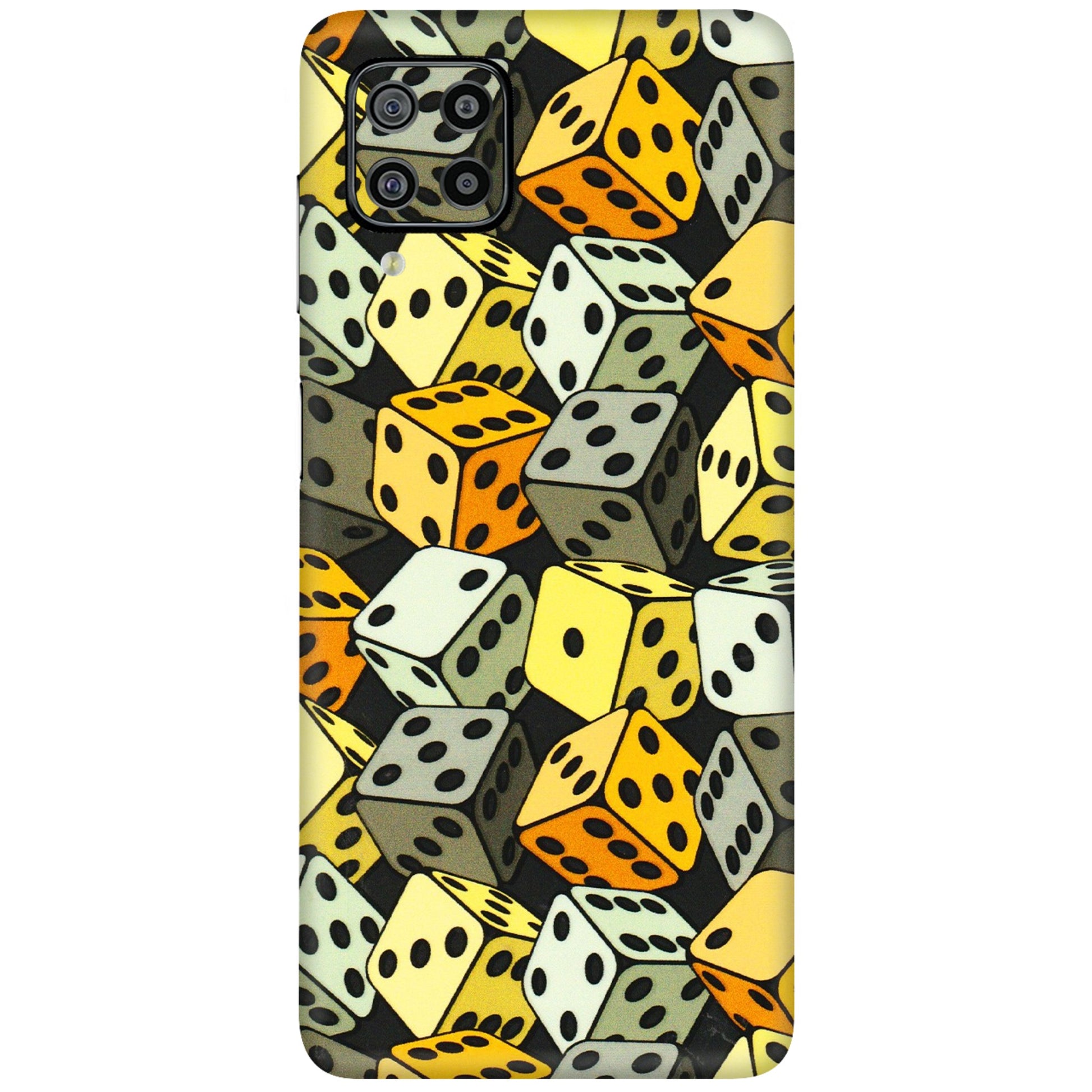 Samsung M/F/Note/Flip and C Phone Skins (All Models) - Dices Of Life - 3D Embossed Finish (L-04) Samsung Galaxy F22