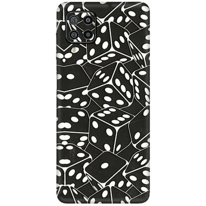 Samsung M/F/Note/Flip and C Phone Skins (All Models) - Big Black Dices - 3D Embossed Finish (L-106) Samsung Galaxy F22