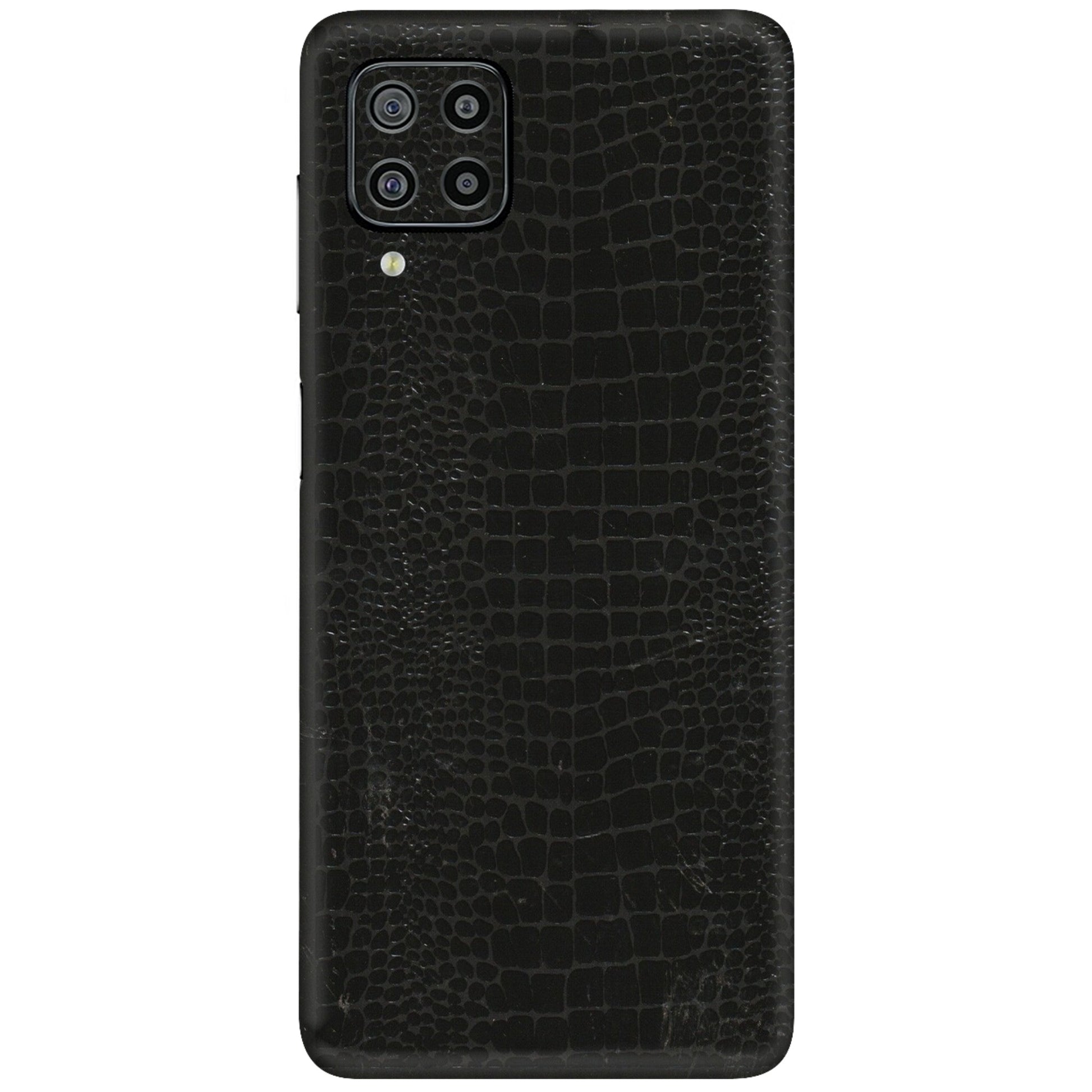 Samsung M/F/Note/Flip and C Phone Skins (All Models) - Snake Leather Black - 3D Embossed Finish (L-107) Samsung Galaxy F22